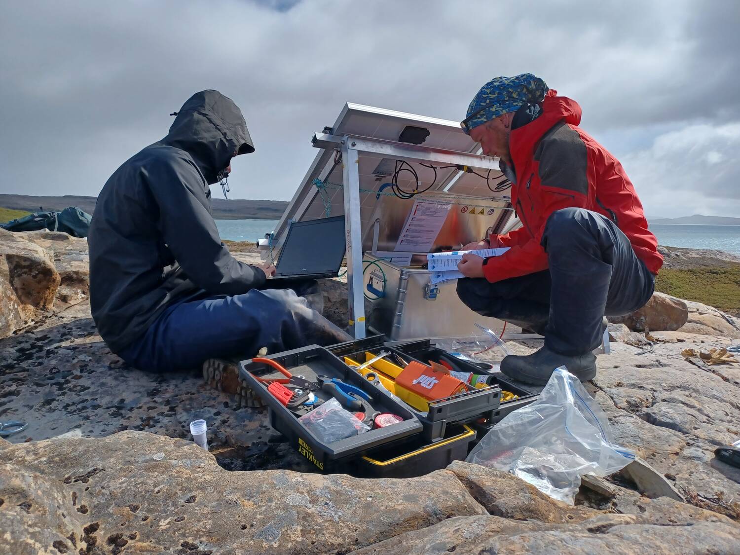 Installation d&rsquo;une station sismisque